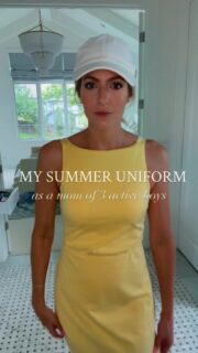 Comment SHOP for a link sent directly to your inbox! 💛 Loving active dresses this summer! Both dresses are so soft and comfortable. Also loving my new @shopchord hat - it has the prettiest gold and leather details ✨ Here’s to a comfy and active summer! 🙌🏼💛#momuniform #activewear #ltkstyletip #ltkactive